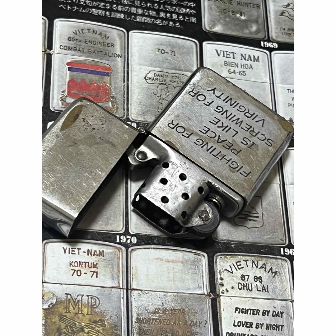 ベトナムZIPPO】本物 1968年製ベトナムジッポー「ヌードラヴァーズ