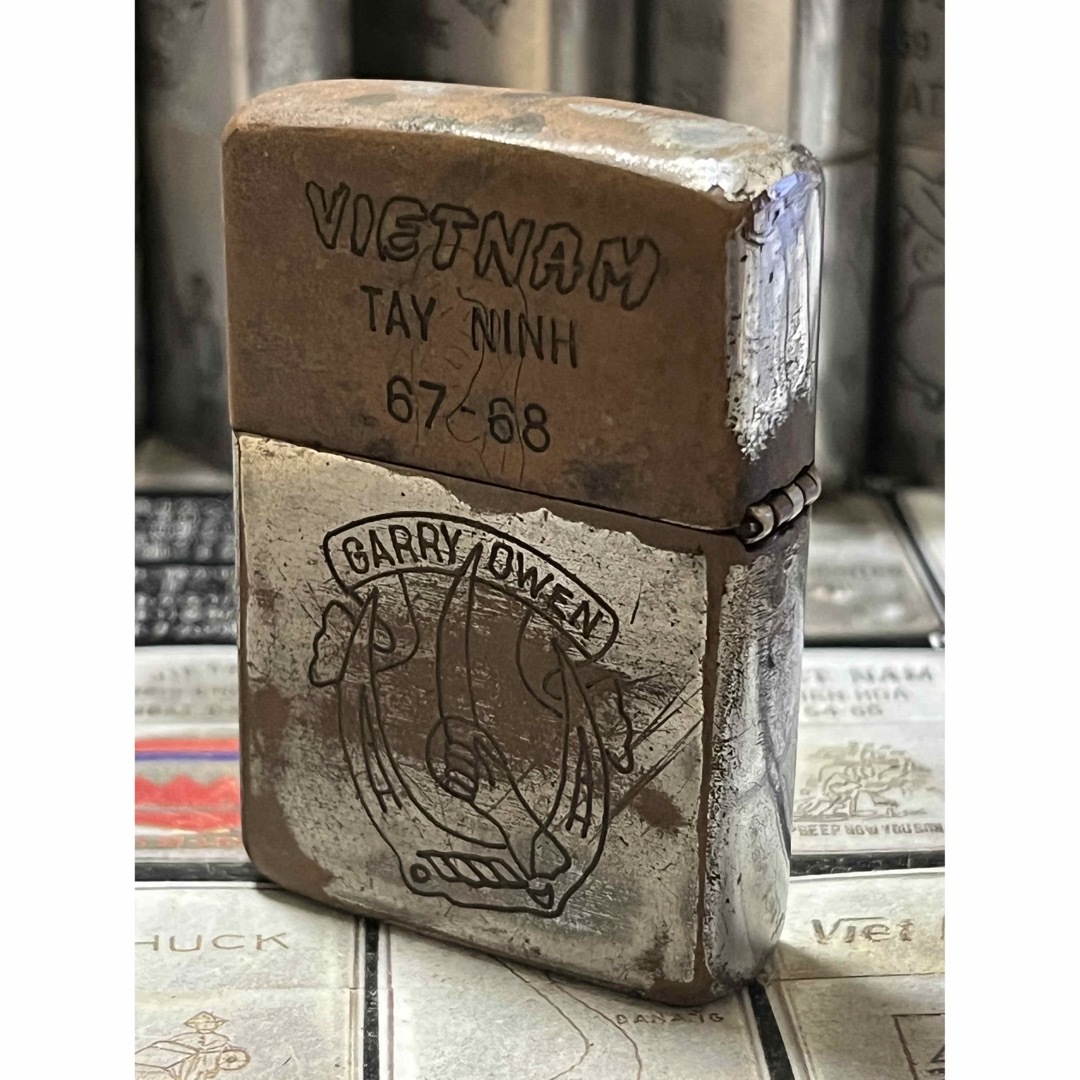 【ベトナムZIPPO】本物 1967年製ベトナムジッポー「第7騎兵連隊」 | フリマアプリ ラクマ
