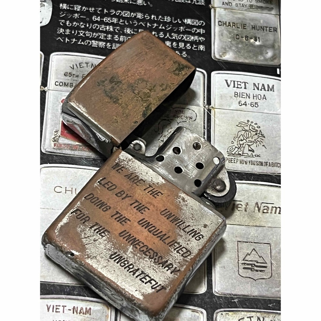 【ベトナムZIPPO】本物 1967年製ベトナムジッポー「第7騎兵連隊」