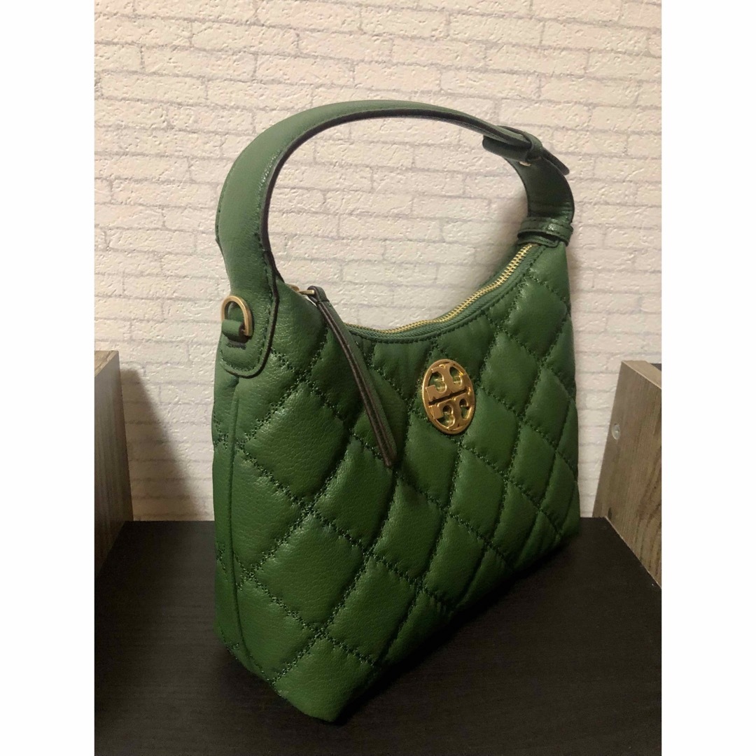 Tory Burch トリーバーチ　ショルダーバッグ　斜め掛け　グリーン　緑