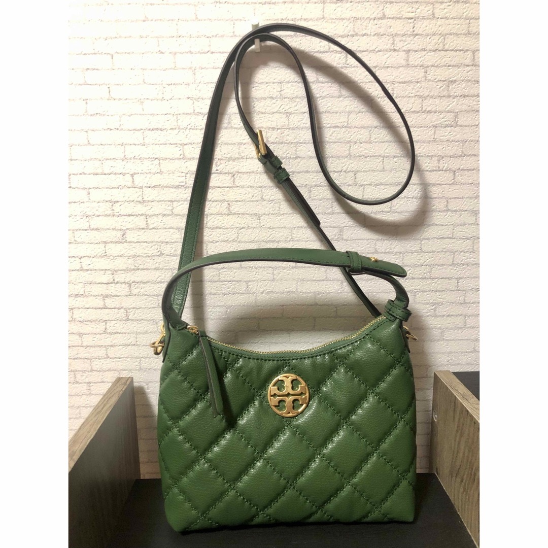 Tory Burch トリーバーチ ショルダーバッグ 斜め掛け グリーン 緑