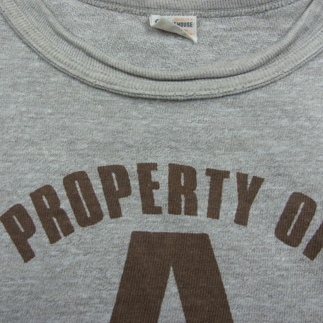 WAREHOUSE ウエアハウス Ｔシャツ 4601 A.A.A ロゴ 半袖 Tシャツ グレー系 M 2