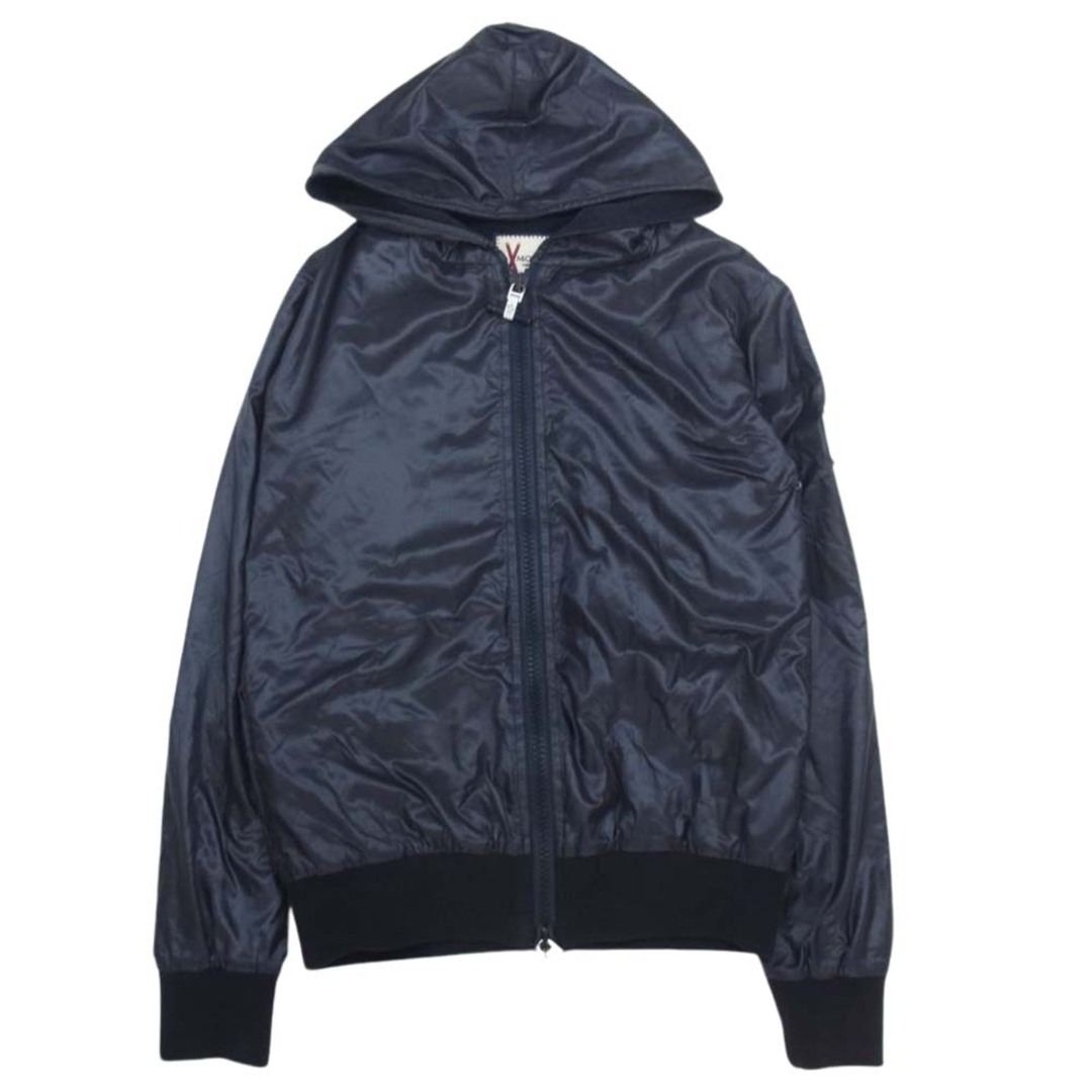 MONCLER モンクレール 101-391-83326-00 GAMME BLEU ガムブルー ロゴワッペン フルジップ ナイロンジャケット ブルゾン ネイビー系 00