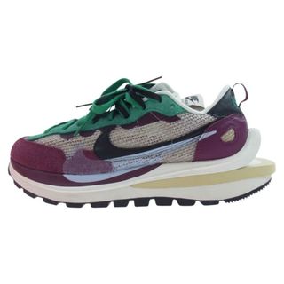 ナイキ(NIKE)のNIKE ナイキ スニーカー DD3035-200 × sacai サカイ Vapor Waffle String/Red/Green ヴェイパー ワッフル ストリング グリーン スニーカー  STRING/BLACK-VILLAIN RED-NEPTUNE GREEN 27.5cm【中古】(スニーカー)