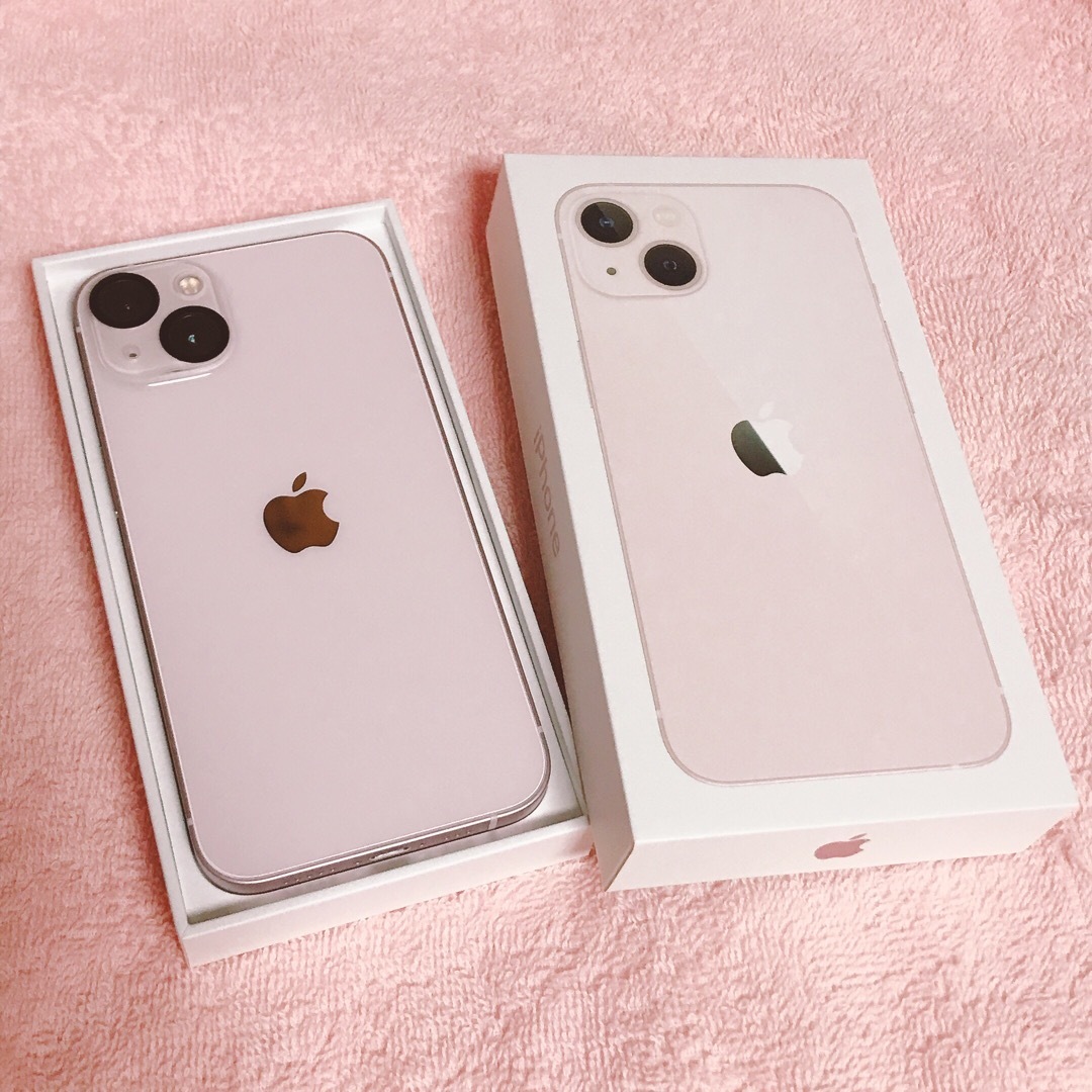 【美品】【88%】iPhone13ピンク128GB SIMフリー