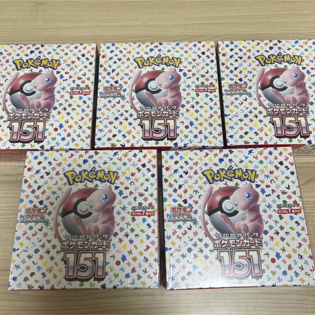 ポケモン - ポケモンカード151 5BOXシュリンク付きの通販 by n