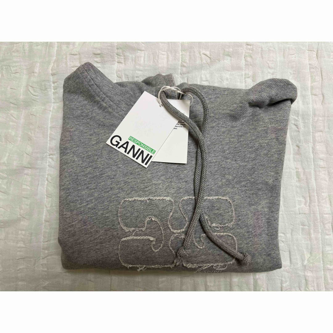 EDIT.FOR LULU(エディットフォールル)の【新品】GANNI Cropped Oversized Hoodie レディースのトップス(パーカー)の商品写真