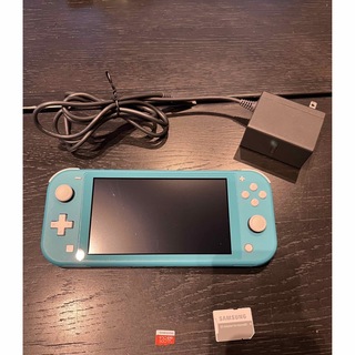 Nintendo Switch - Nintendo Switch  Lite ターコイズ中古SD付き