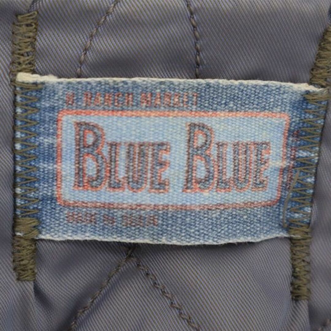 BLUE BLUE(ブルーブルー)のブルーブルー デニムジャケット M ブルー BLUE BLUE 裏キルト 日本製 メンズ 【中古】  【230930】 メンズのジャケット/アウター(ダッフルコート)の商品写真