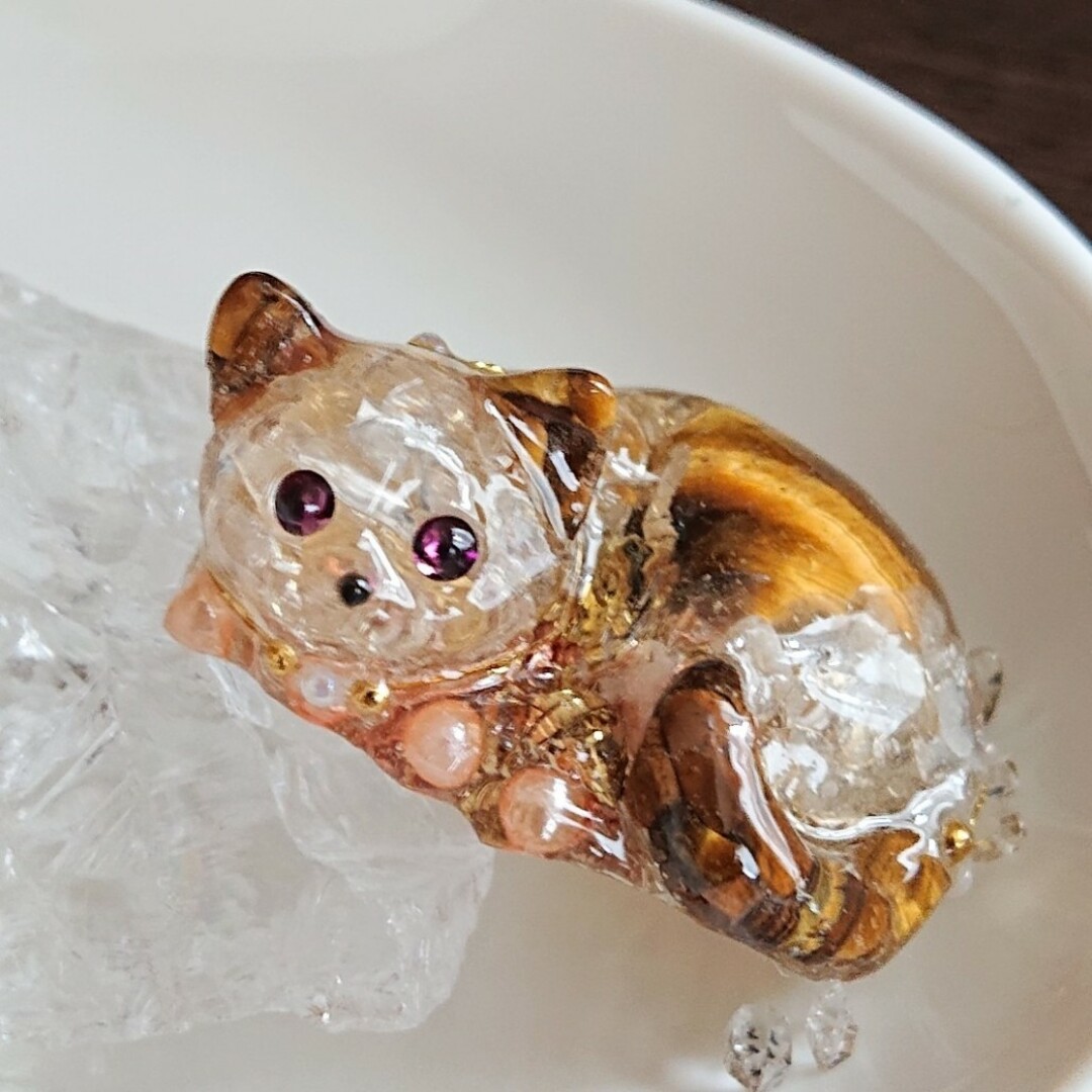 専用です。見つめる猫ちゃん(ФωФ)????オルゴナイト