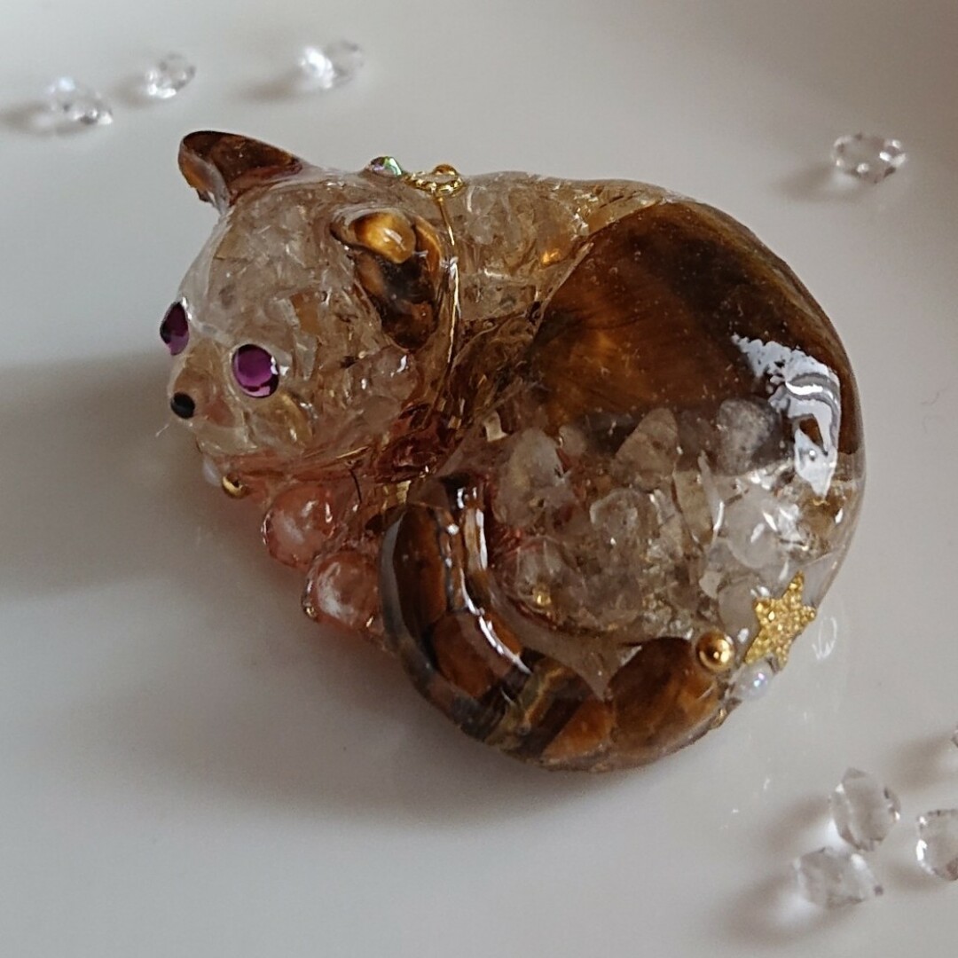 専用です。見つめる猫ちゃん(ФωФ)????オルゴナイト