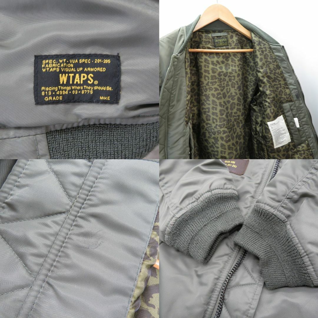 WTAPS 12aw MA-1 JACKET .NYLON. TWILL