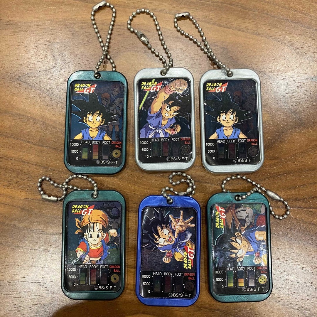 ドラゴンボール - ドラゴンボールGT マジックキーホルダー 6個 ドラゴンボール - ドラゴンボールGT マジックキーホルダー 6個