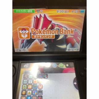 ニンテンドー3DS(ニンテンドー3DS)の3DS ポケモンバンク・ポケムーバー有り 本体のみ(携帯用ゲーム機本体)