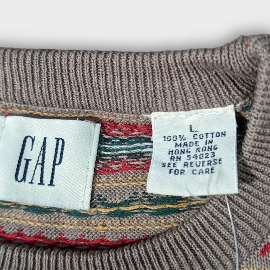 deadStock 90s old gap nordic cotton knit