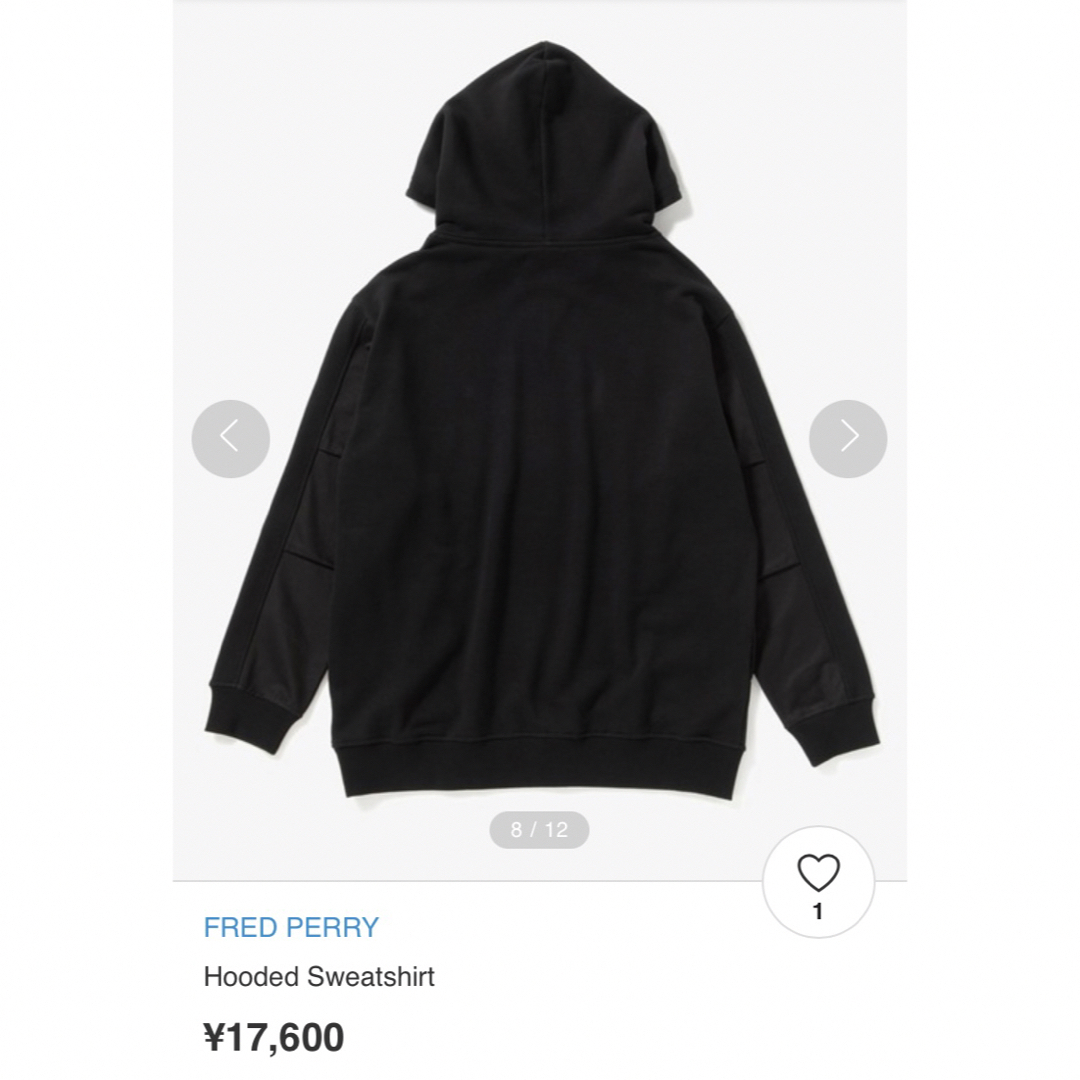 FRED PERRY フレッドペリー Hooded Sweatshlrt 月桂樹 - パーカー