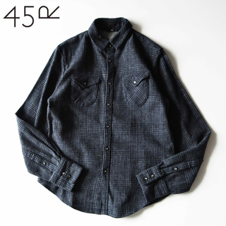 45rpm - Umii908 45rpm カシュクール可能 チェックシャツ 2の通販 by ...