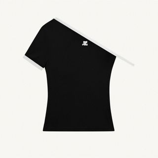 クレージュ(Courreges)のcourrege  アシンメトリーTシャツ　ワンショルダー　トップス(Tシャツ(半袖/袖なし))