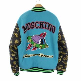 moschino ワッペン ジャケット ツィード レディース モスキーノ