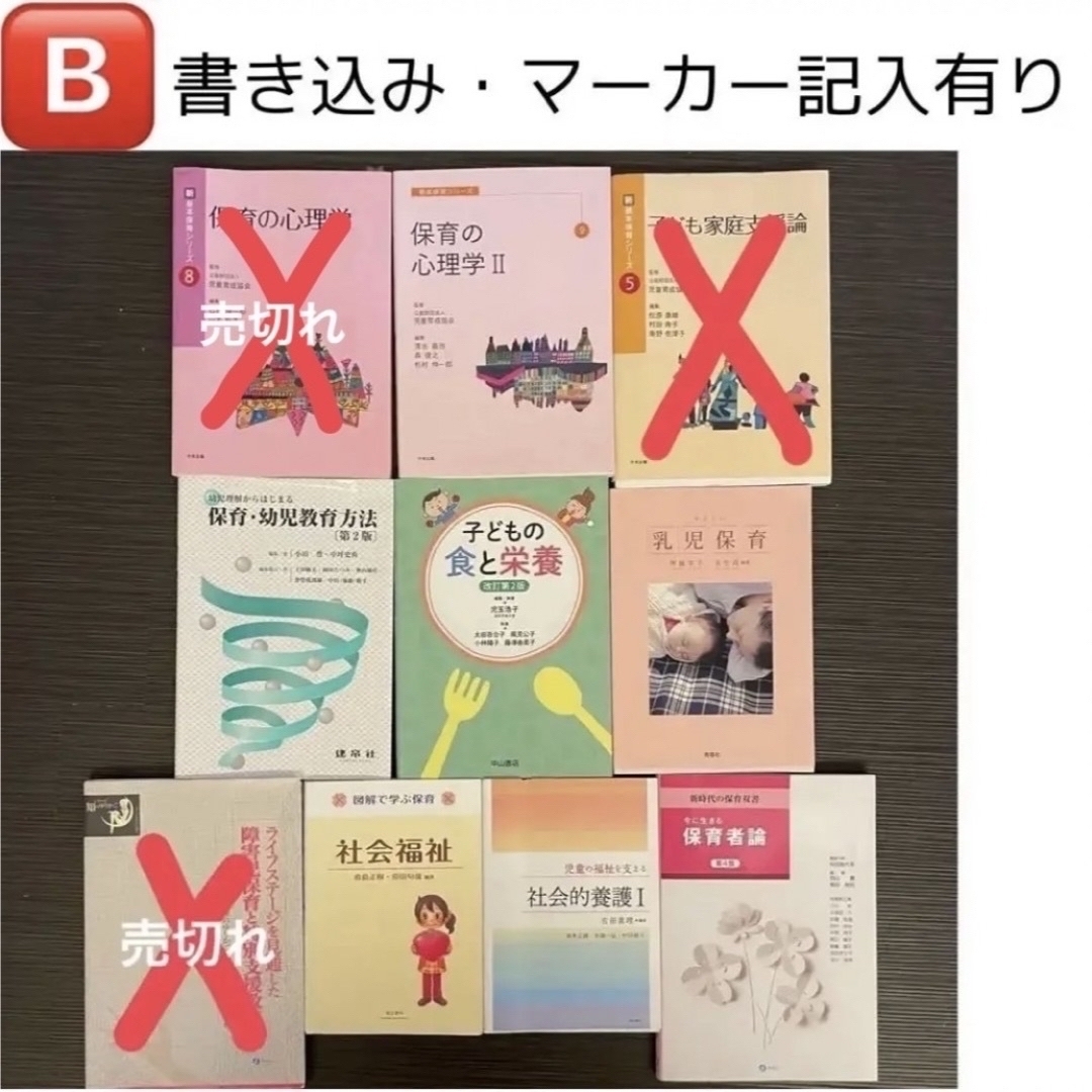 【限定セール中】保育士資格・幼稚園教諭免許取得　教科書　参考書 エンタメ/ホビーの本(資格/検定)の商品写真