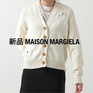 マルタンマルジェラ(Maison Martin Margiela)の新品MAISON MARGIELA メゾンマルジェラ カーディガン ダメージ加工(カーディガン)