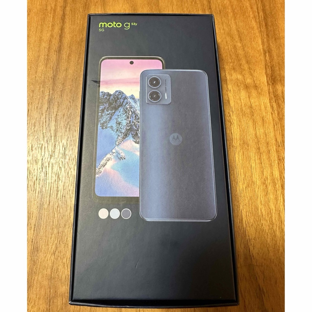 Motorola - ▪️新品未使用品moto g53y 5G(アークティックシルバー