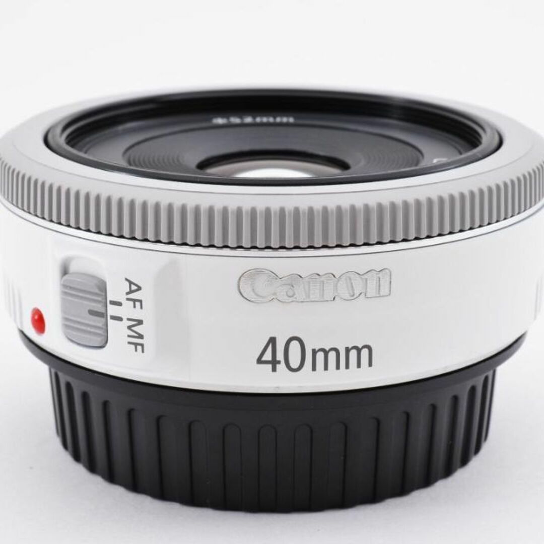 美品！キャノン Canon EF 40mm F2.8 STM☆希少ホワイト！