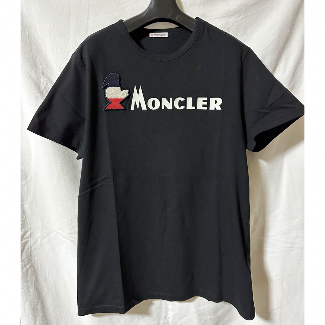 MONCLER - MONCLER 黒 ロゴTシャツの通販 by うっちー's shop