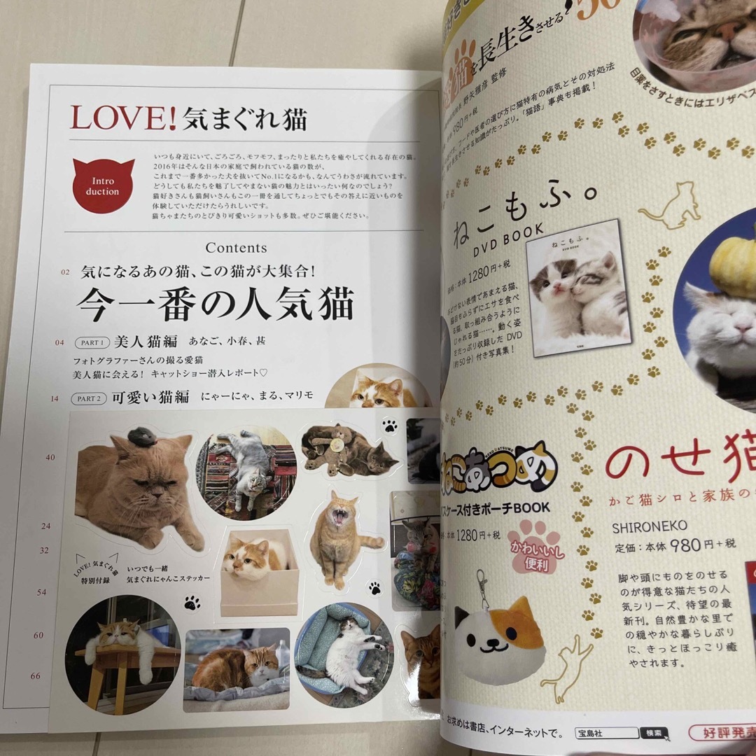 ＬＯＶＥ！気まぐれ猫 エンタメ/ホビーの本(住まい/暮らし/子育て)の商品写真
