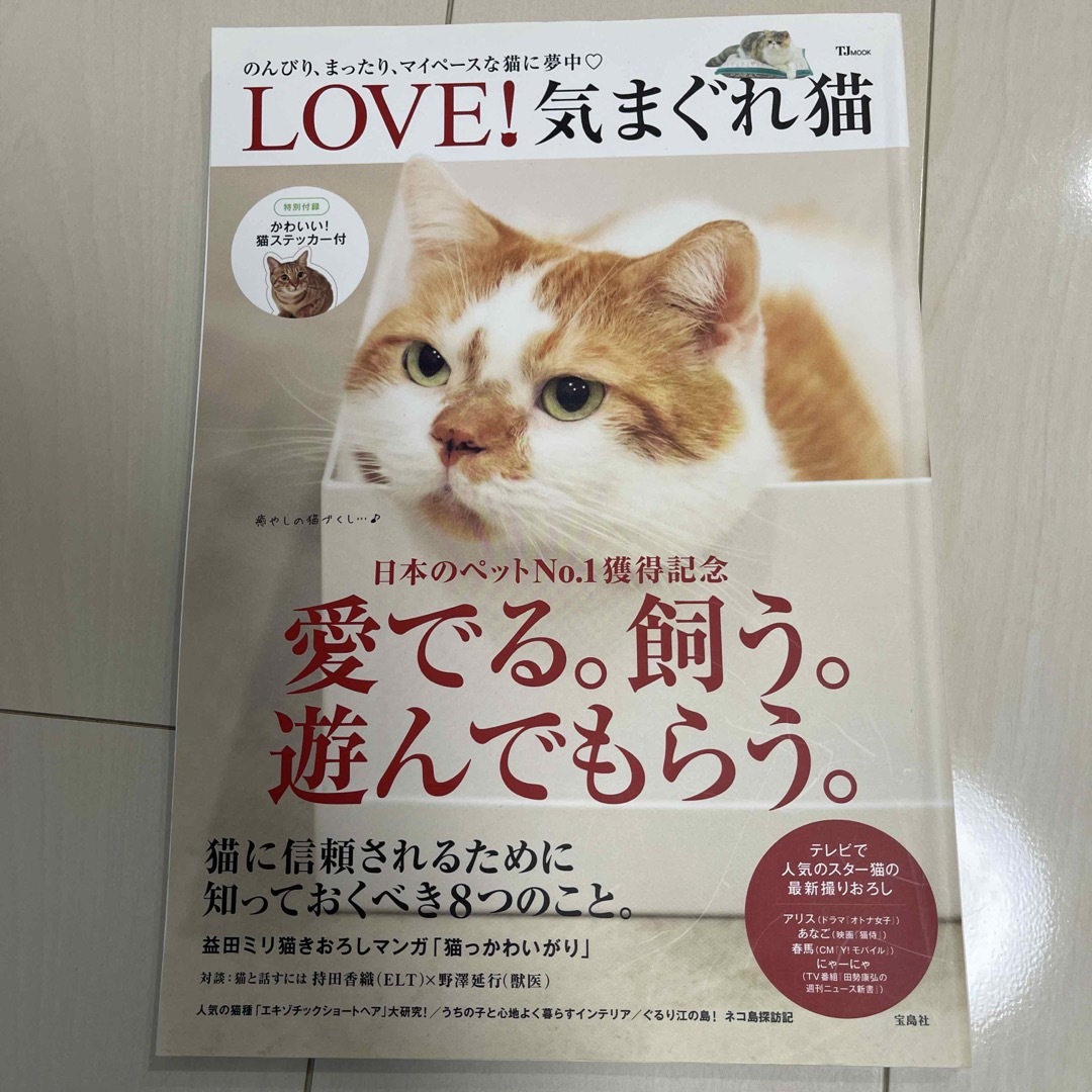 ＬＯＶＥ！気まぐれ猫 エンタメ/ホビーの本(住まい/暮らし/子育て)の商品写真