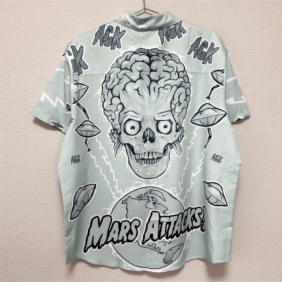 MARS ATTACKS 半袖シャツ アロハシャツ マーズアタック 4