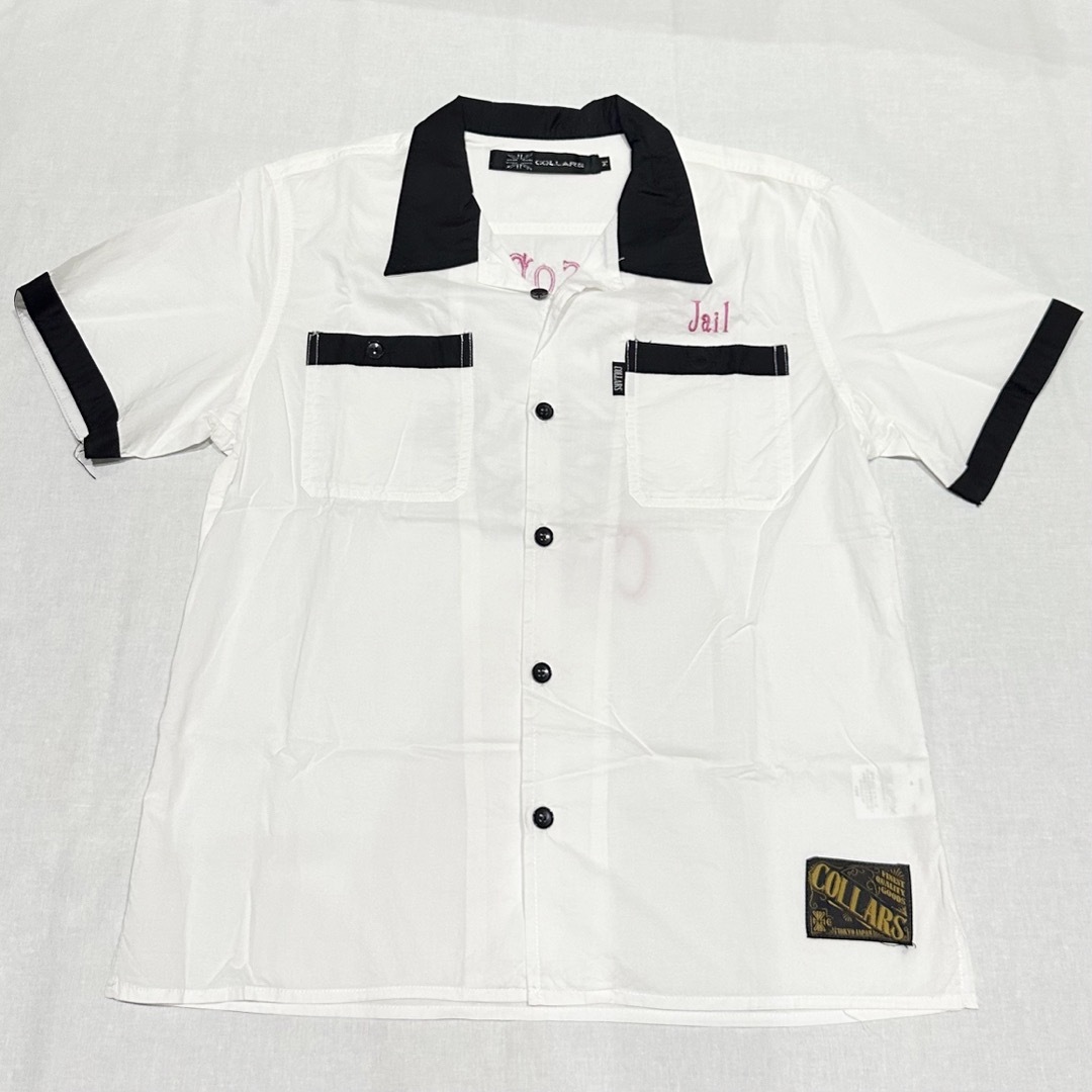 WEGO(ウィゴー)のCOLLARS 刺繍 シャツ ホワイト レディースのトップス(シャツ/ブラウス(長袖/七分))の商品写真