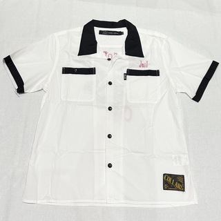 ウィゴー(WEGO)のCOLLARS 刺繍 シャツ ホワイト(シャツ/ブラウス(長袖/七分))