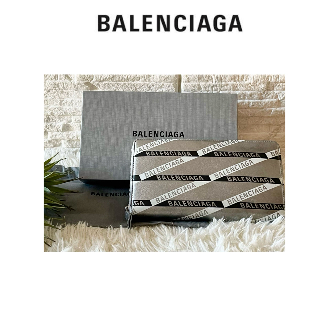 Balenciaga - 【美品希少】バレンシアガ 長財布 エヴリデイ ロゴ