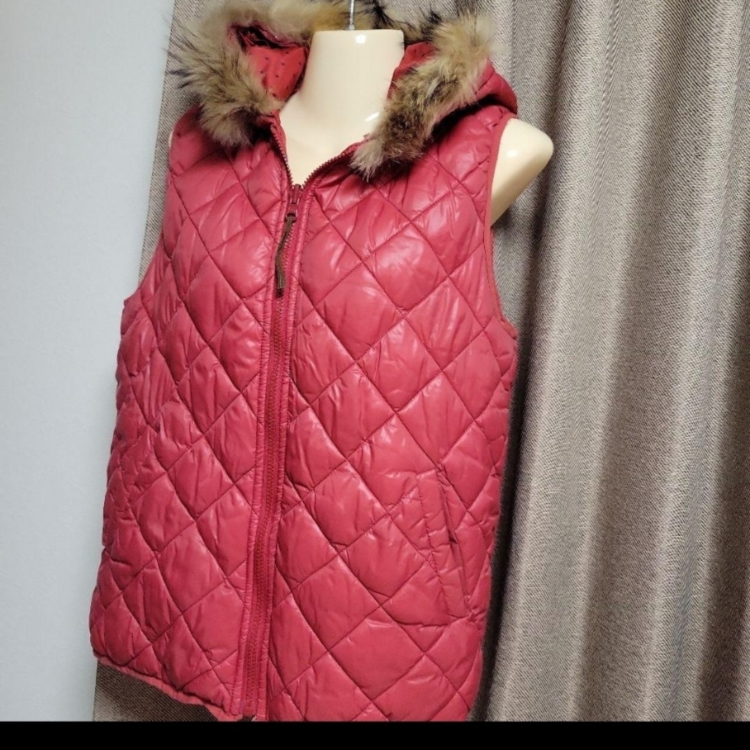 ●●　niko and…　中綿ベスト　リバーシブル　フリーサイズ レディースのジャケット/アウター(ダウンベスト)の商品写真