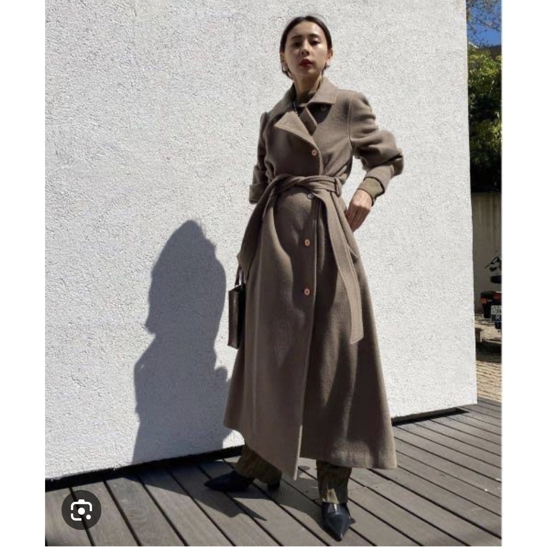 Ameri VINTAGE - Ameri アメリヴィンテージ POOFY FLARE LONG COATの