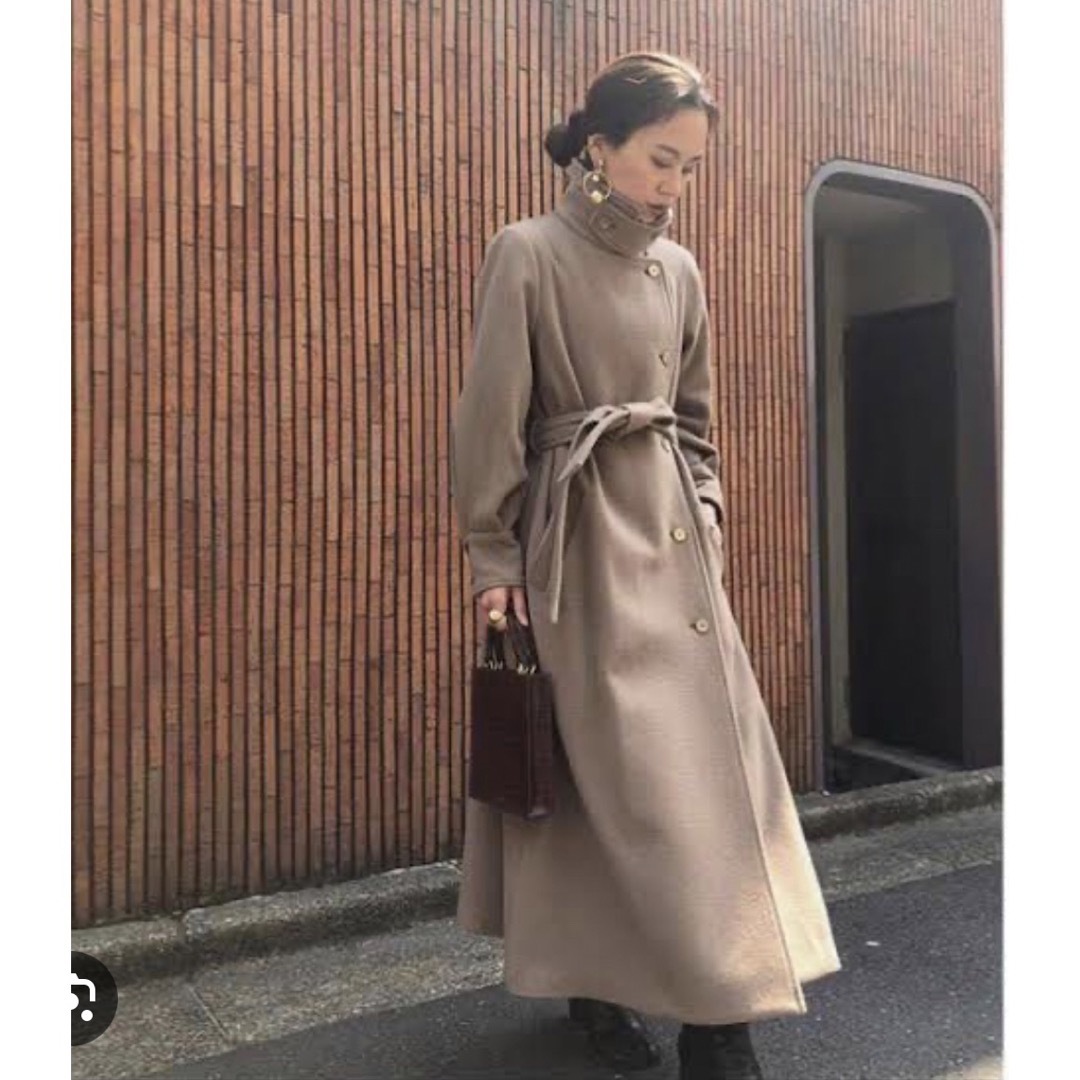 POOFY FLARE LONG COAT アメリヴィンテージ