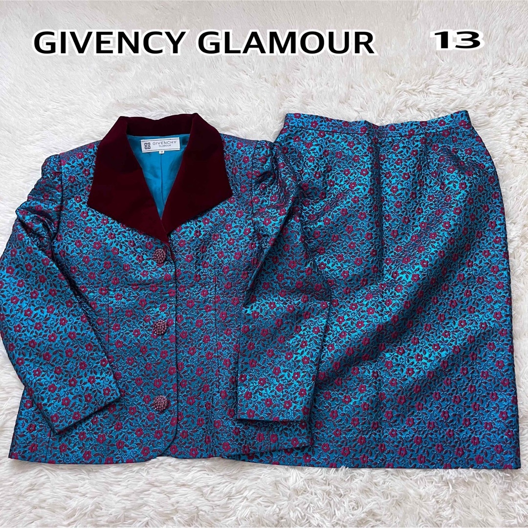 GIVENCHY - 【美品】13号 大きいサイズ GIVENCHY GLAMOUR セットアップ ...