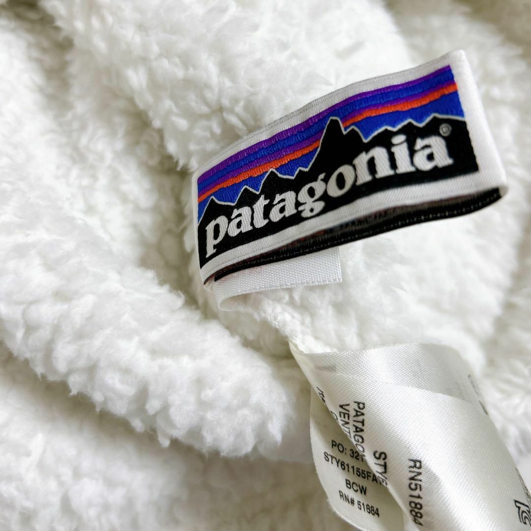 パタゴニア キッズ アウター 95 ホワイト patagonia 長袖 子供 白