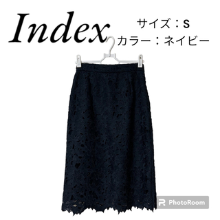 インデックス(INDEX)のIndex スカート オフィスカジュアル レース(ひざ丈スカート)