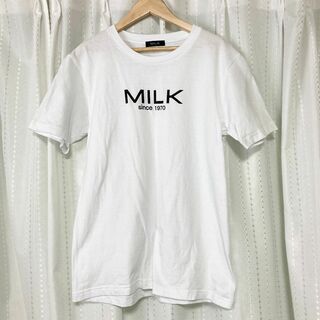 MILK 2019年 春夏新作 新品タグ付き ロゴTシャツ