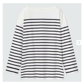 ユニクロ(UNIQLO)のユニクロ　ボーダーtシャツ(カットソー(長袖/七分))