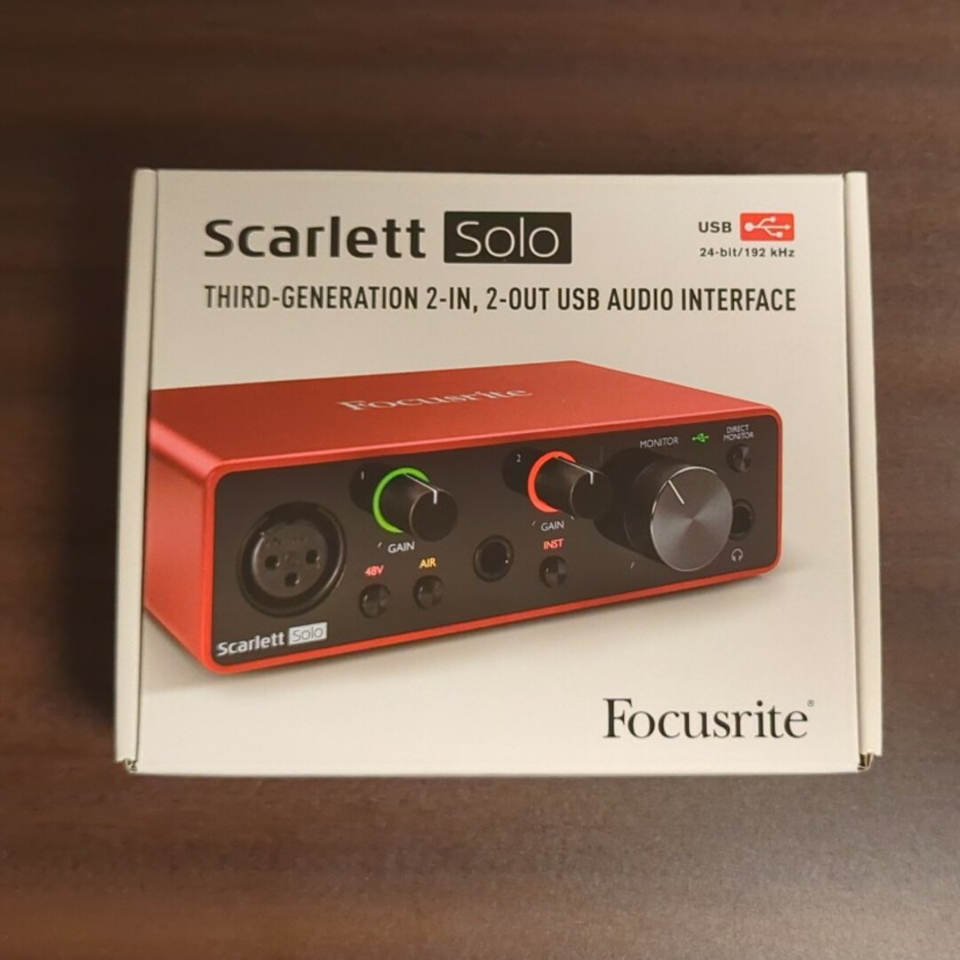 Focusrite Scarlett Solo 3rd Gen 1