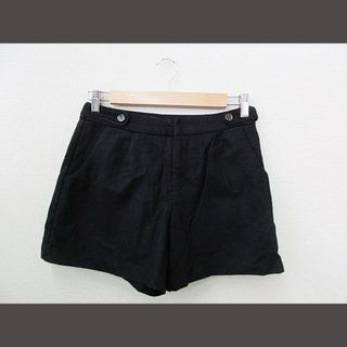 グローブ(grove)のグローブ grove ショートパンツ キュロット ミニ丈 黒 ブラック M(ショートパンツ)