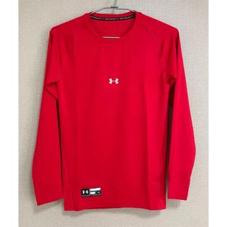 アンダーアーマー(UNDER ARMOUR)のアンダーアーマー メンズ コンプレッション トップス 赤(Tシャツ/カットソー(七分/長袖))