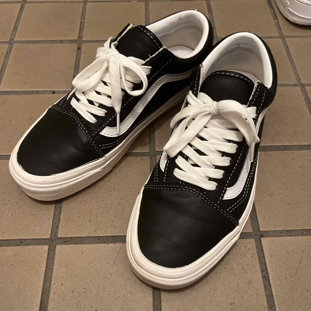 VANS OLD SKOOL 36DX アナハイム レザーブラック 26cm - スニーカー