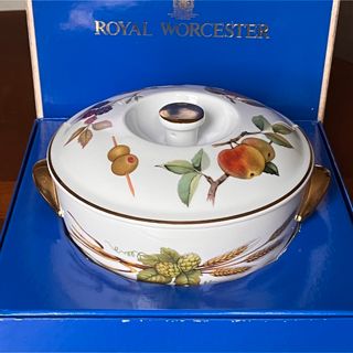 ロイヤルウースター(Royal Worcester)の【箱入り美品】ロイヤルウースター★イヴシャム★キャセロール(食器)