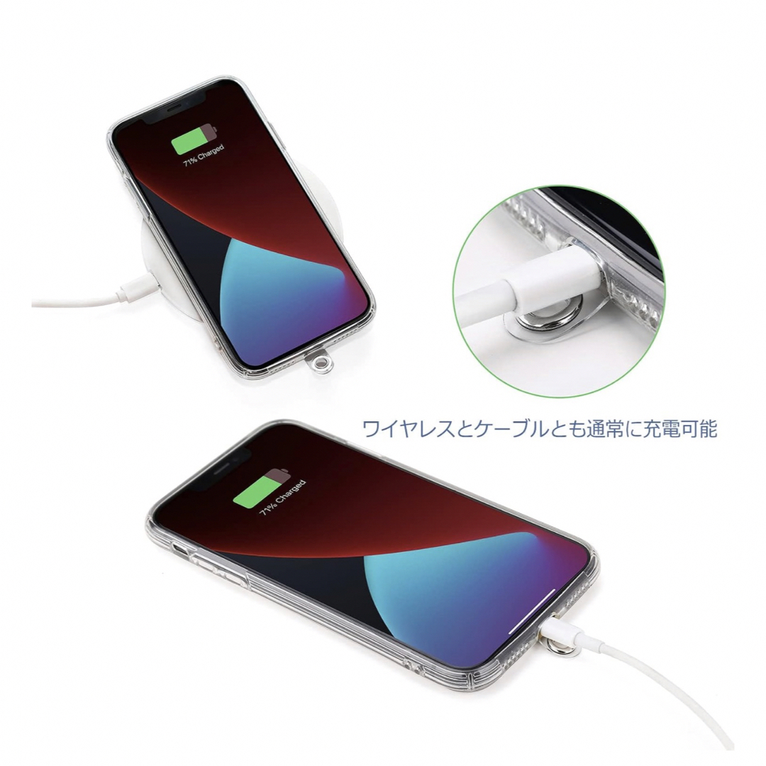 スマホストラップ 携帯ストラップ,ネックストラップ 1本+透明ストラップホルダー スマホ/家電/カメラのスマホアクセサリー(ネックストラップ)の商品写真