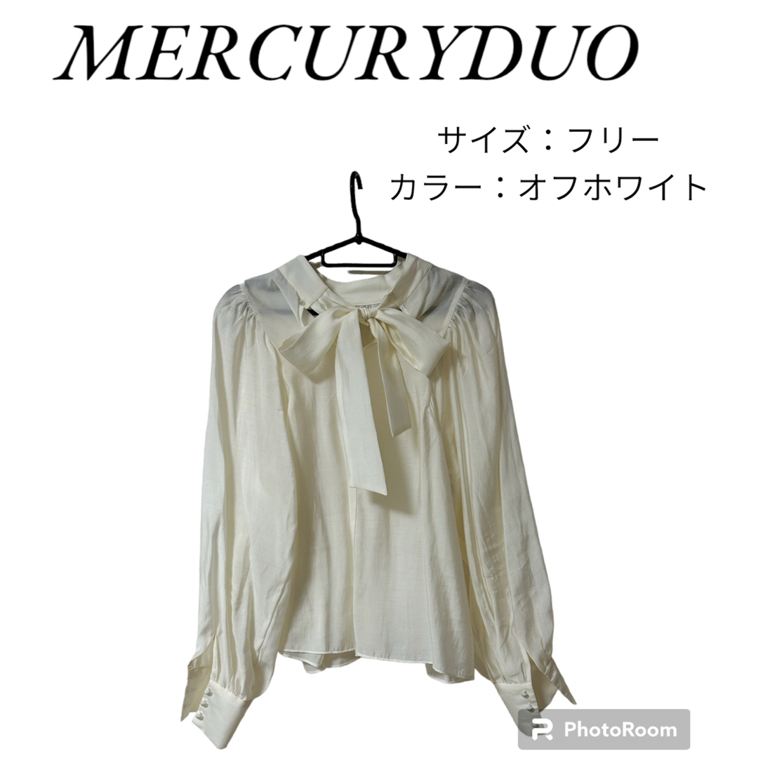 MERCURYDUO(マーキュリーデュオ)のMERCURYDUO ボウタイブラウス オフィスカジュアル レディースのトップス(シャツ/ブラウス(長袖/七分))の商品写真