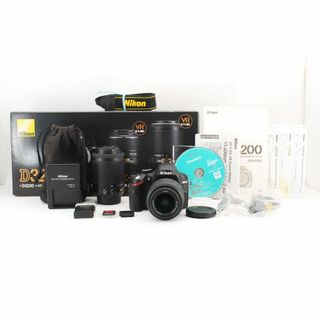 Nikon - 【ショット数1683枚】Nikon ニコン D3200 ダブルズームキット